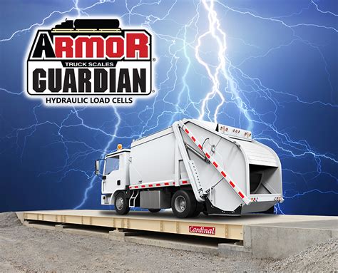 Cardinal ARMOR Steel Deck Truck Scales With Guardian Hydraulic Load