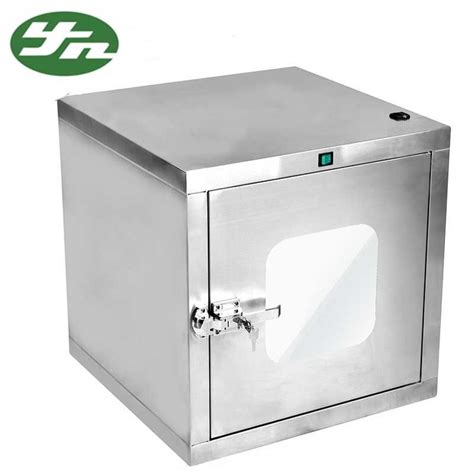 Stainless Steel Static Cleanroom Pass Box With Mechanical Interlock