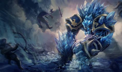 Glacial Malphite Splash Art