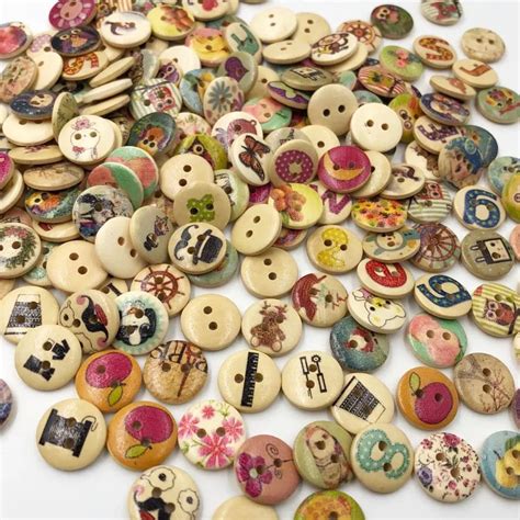 Boutons De Fleurs Mixtes Trous Pi Ces Pour Couture Artisanale