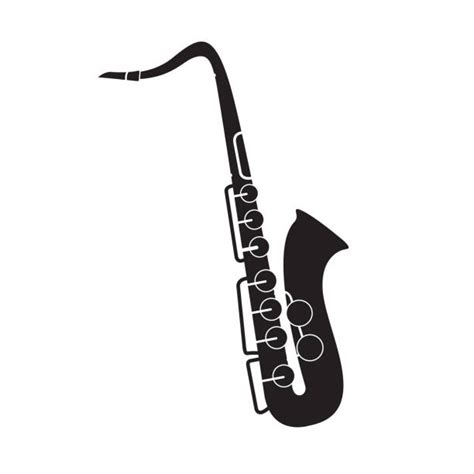 Detail Saxophone Silhouette Clip Art Koleksi Nomer