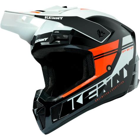 Casque Cross Performance Prf Kenny Noir Orange Moto Axxe Fr Casque Cross