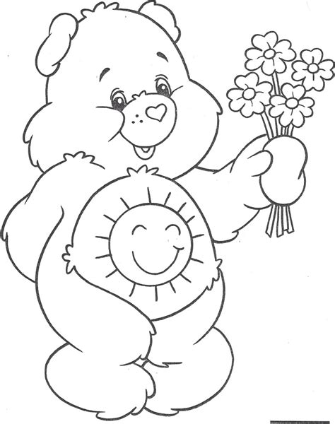 Funshine Bear Coloring Pages - Coloring Home