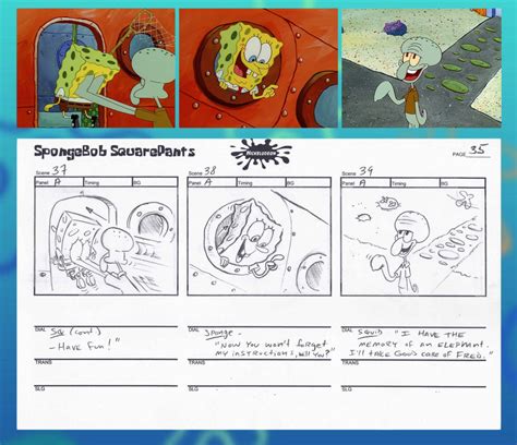 SpongeBob SquarePants – “I Was A Teenage Gary” – Storyboards - Steve Fonti