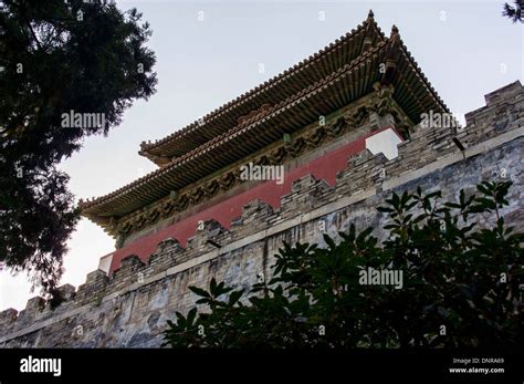 A View Of The Architecture Of Dingling In Ming Dynasty Tombs In Bejing