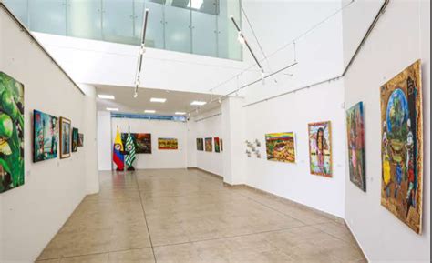 Primera exposición de artistas en el salón Flor Amarillo Noticiero