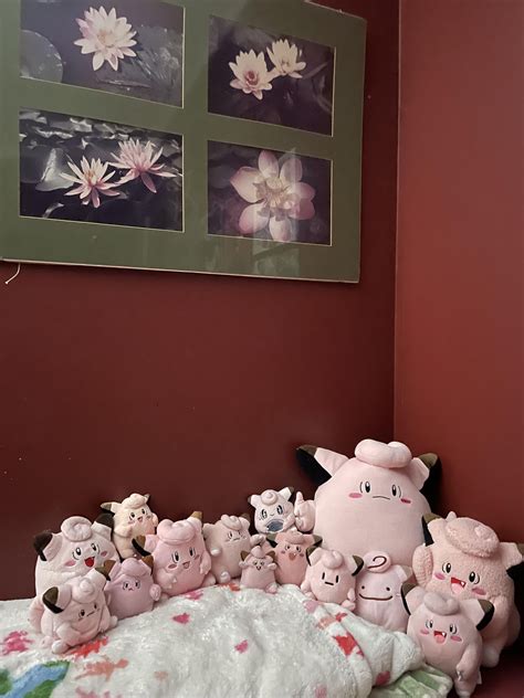 here’s my clefairy plush collection