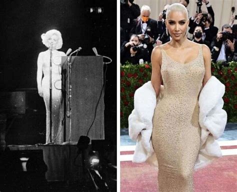 Labito Indossato Da Kim Kardashian Al Met Gala Era Di Marilyn Monroe