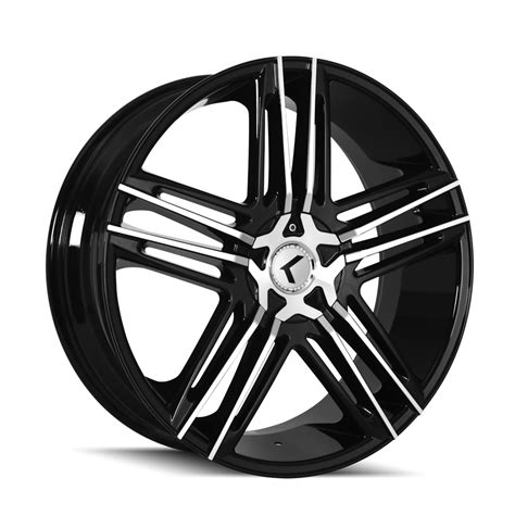 Kr Bm X X Offset Kraze Rims Hella Black Machined