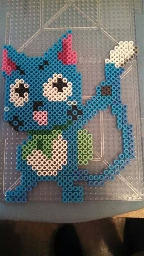 Happy Fairy Tail Perler Beads Diy Perler Bead Crafts Hama Beads