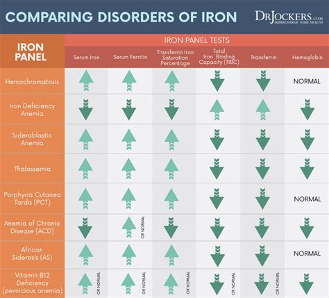 Anemia Causes Chart