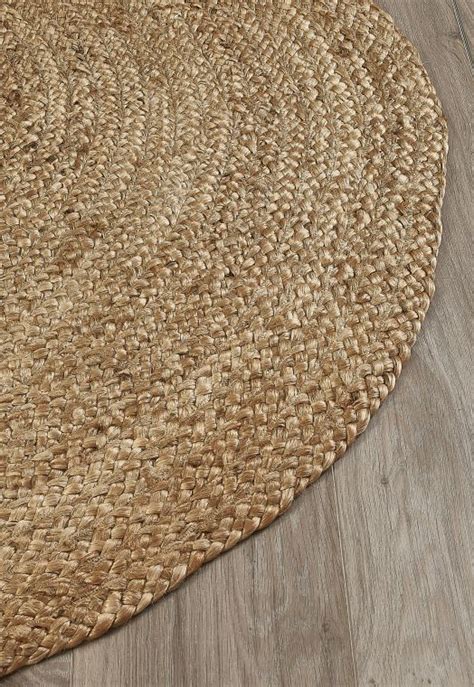 Fab Habitat Handwoven Yellowstone Natural Jute Area Rug For Bedroom