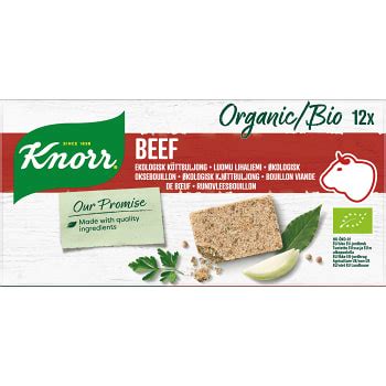 Buljong Kött Ekologisk 12 p Knorr Handla mat online från din lokala