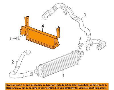 Buick Gm Oem Encore Turbo Turbocharger Intercooler Lower Baffle