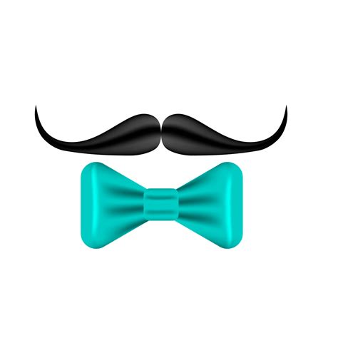 Happy Father S Day Design With Tie Mustache And Heart 20574038 PNG