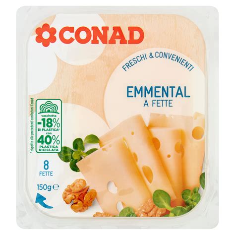 Emmental A Fette 150 G Conad In Vendita Online Conad