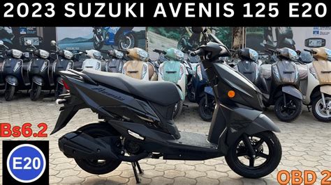 2023 Suzuki Avenis 125 E20 OBD 2 Bs7 Review Black Colour Suzuki