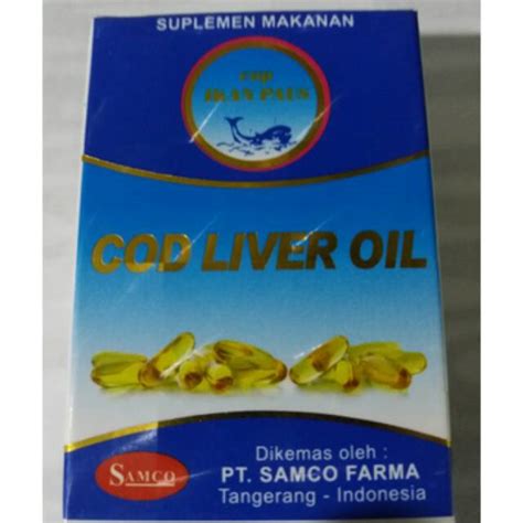 Jual Samco Cod Liver Oil Minyak Ikan Shopee Indonesia