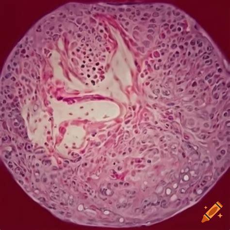 Microscopic View Of Human Oral Mucosa Cells On Craiyon