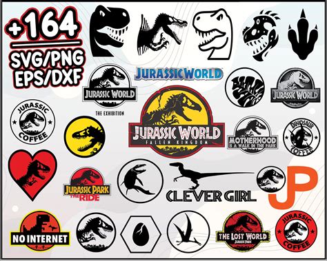 164 Jurrassic Park Svg Jurassic Park Bundle Svg Jurassic Park Logo