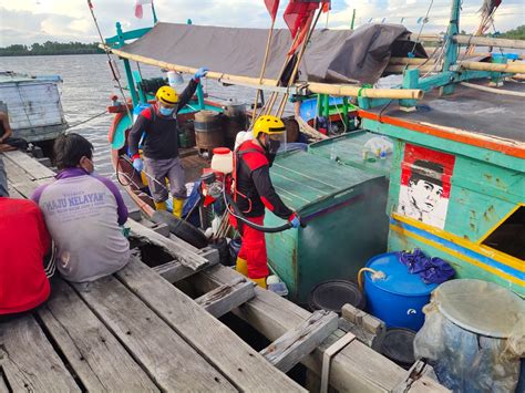 Infopublik Penerapan Protokol Kesehatan Bagi Nelayan Di Pelabuhan