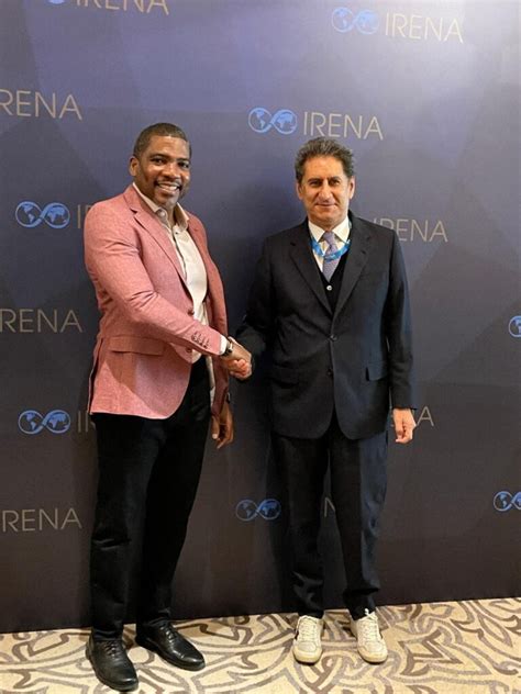 Hon Prime Minister Dr Terrance Drew Met With IRENA Francesco La