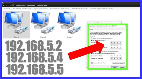 Configurar Ip De Varias Tarjetas De Red Lan En Una Sola Computadoras