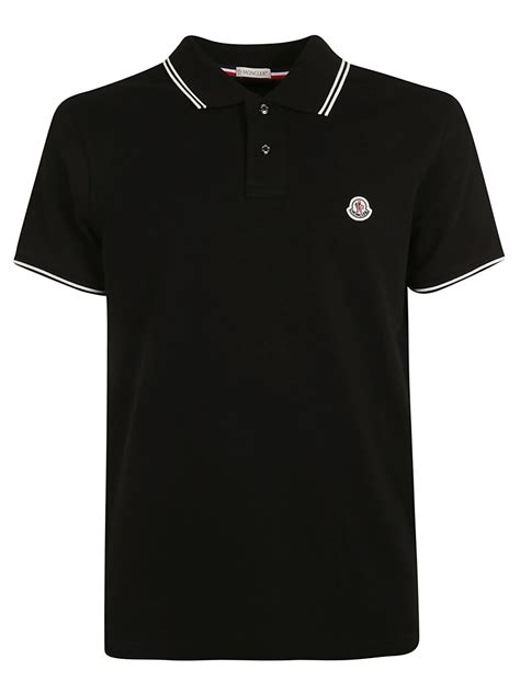 Moncler Striped Trim Polo Shirt Modesens Ropa De Hombre Ropa Hombres