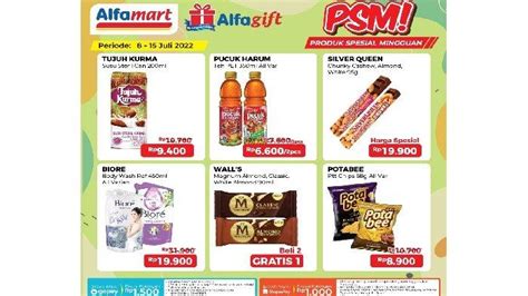 Katalog Promo Jsm Alfamart Juli Pcs Teh Pucuk Rp