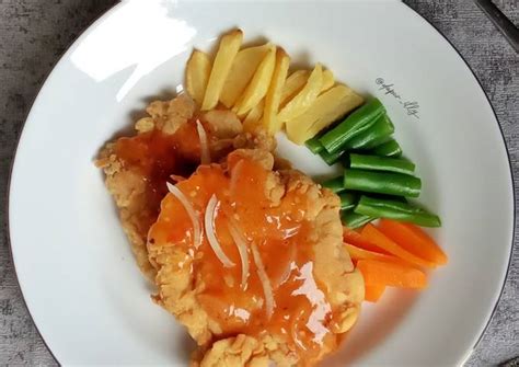 Resep Crispy Chicken Steak With Andaliman Sauce Oleh Dapur Illy Cookpad