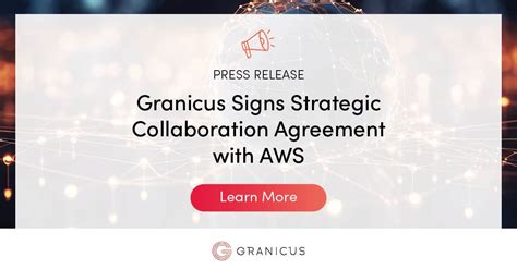 Granicus Signs Strategic Collaboration Agreement With Aws To Deliver