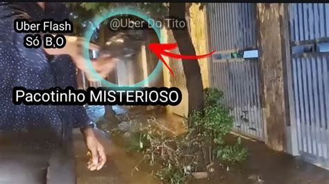 UBER FLASH pacotinho MISTERIOSO entrega no condomínio chique YouTube