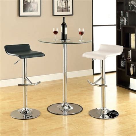 Bowery Hill 24 5 Faux Leather Backless Bar Stool In Black Set Of 2