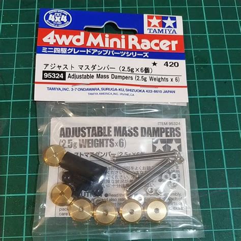 Jual Tamiya 95324 Adjustable Mass Dampers 25g Weights 6pcs Shopee