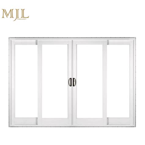 Commercial Exterior Balcony Tempered Glass Aluminum Sliding Door