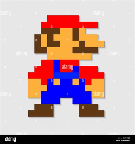 Pixel Mario Characters