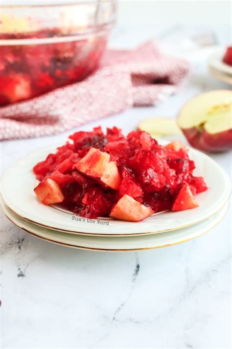 Cranberry Jello Salad [thanksgiving Side Dish] Num S The Word