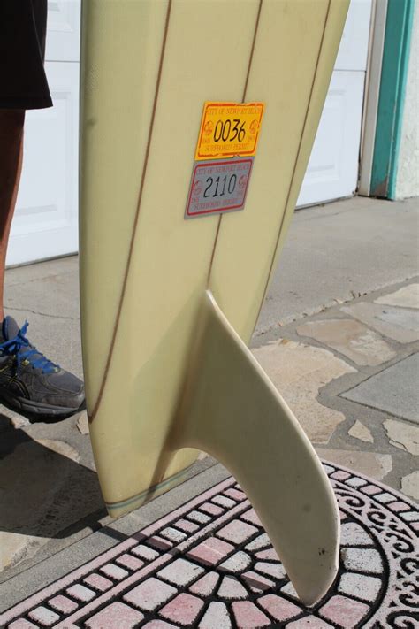 9 11 Chuck Dent Huntington Beach 1960 S Single Fin Original Longboard