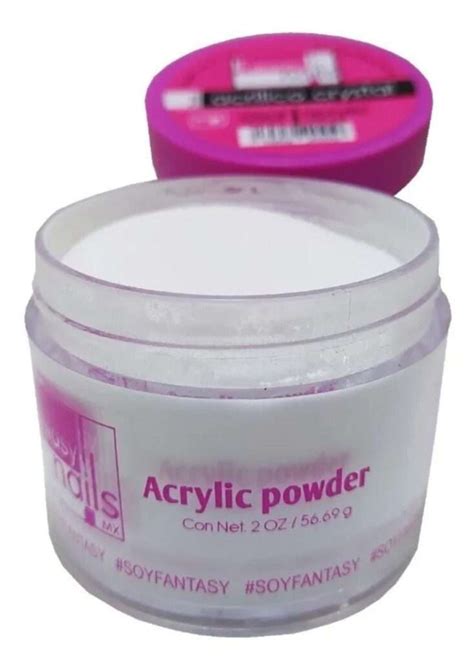 Crystal Polvo Acrilico FANTASY NAILS 2 Oz