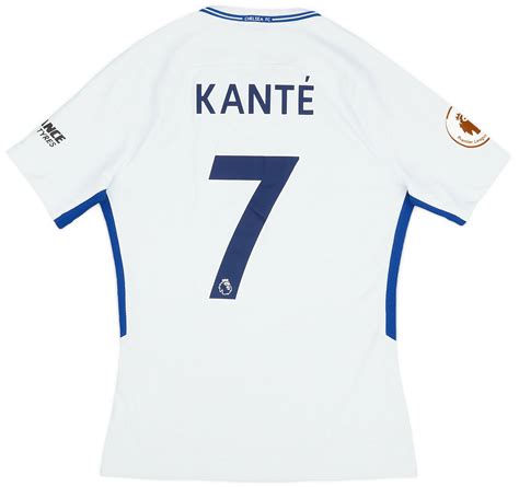 2017 18 Chelsea Match Issue Away Shirt Kante 7