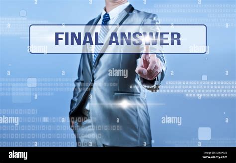 final answer  res stock photography  images alamy