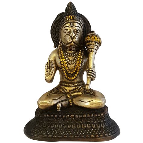 Buy Divya Mantra Hanuman Idol For Home Puja Room Decor Pooja Mandir