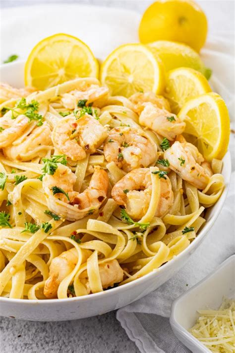 Easy Lemon Garlic Shrimp Pasta Feeding Your Fam