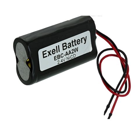 Exell 2 4V Custom NiCd 1000mAh Battery Pack W 5 AWG Bare Wire Leads