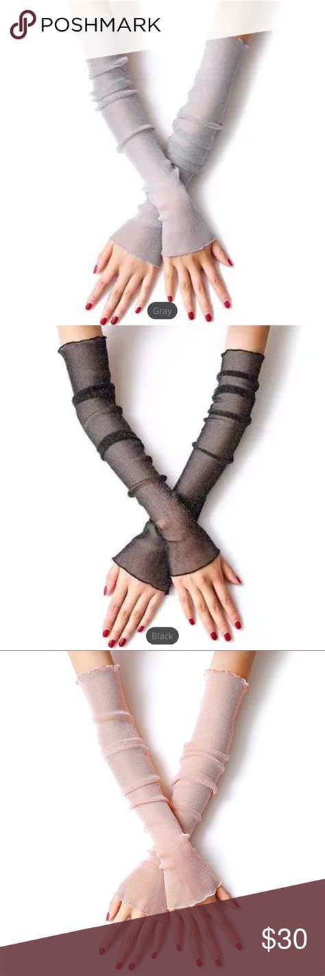 Sexy Sheer Driving Gloves For Women Fashion Sun Protection Uv Arm Sleeves Women Summer Driving