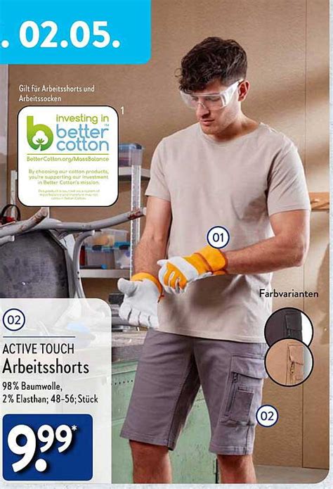 Active Touch Arbeitsshorts Angebot Bei Aldi Nord Prospekte De