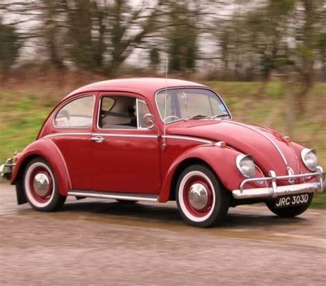 Ruby Red 1966 Vw Beetle Volkswagen Beetle Volkswagen Beetle