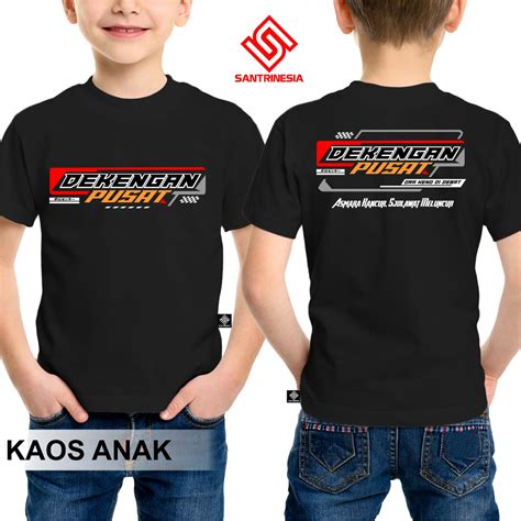 Jual Santrinesia Baju Kaos Anak Dekengan Pusat Viral Dekengane Pusat