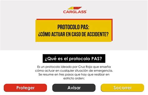 Protocolo PAS cómo actuar en caso de accidente Blog Carglass