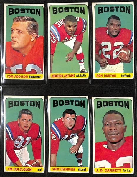 Lot Detail Lot Of 100 1965 Different Topps Football Cards W Jim